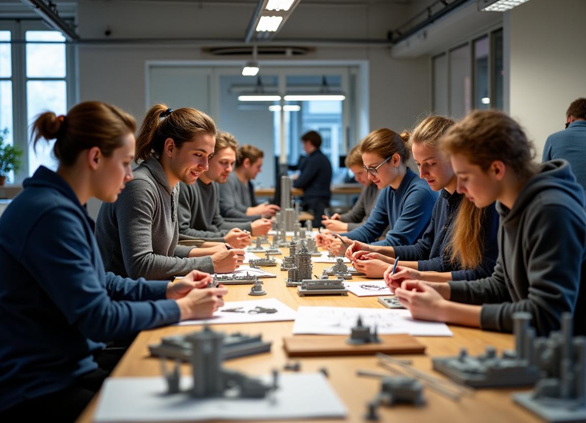Atelier Minimoire équipe au travail